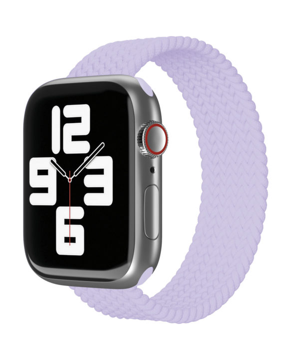 Фото Ремешок нейлоновый плетёный VLP для Apple Watch 38/40/41, L/XL, фиолетовый Фото Ремешок нейлоновый плетёный VLP для Apple Watch 38/40/41, L/XL, фиолетовый