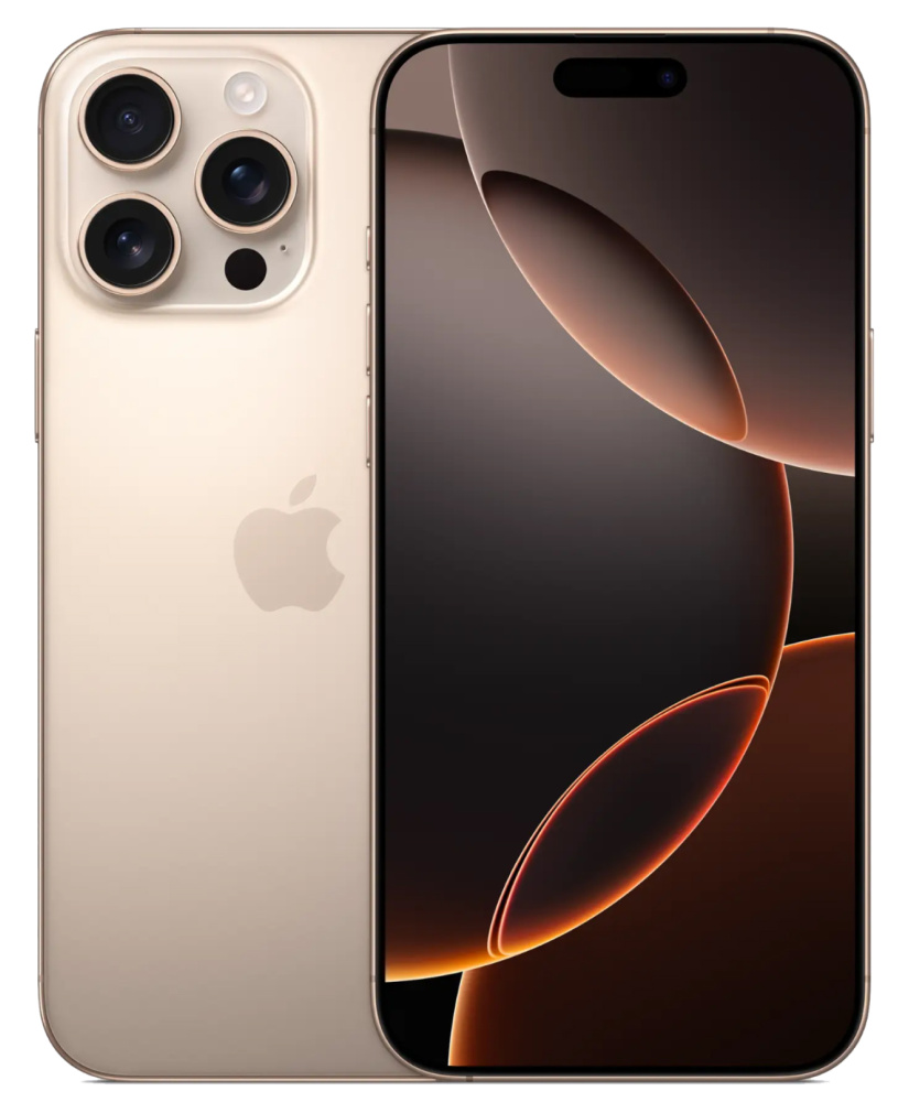 Фото Apple iPhone 16 Pro Max, 256 ГБ, Титановый песчаный Фото Apple iPhone 16 Pro Max, 256 ГБ, Титановый песчаный