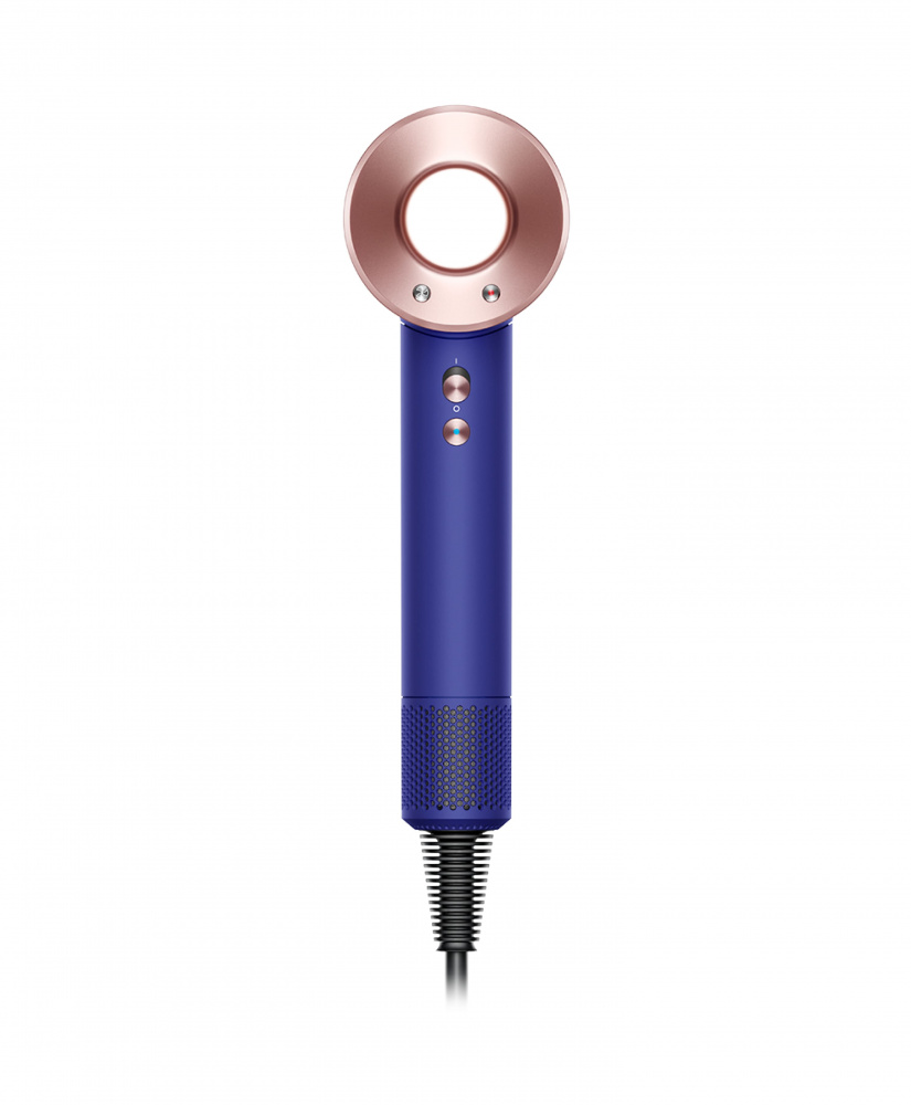 Фото Фен Dyson Supersonic HD08, Vinca Blue/Rose На фото изображено Фен Dyson Supersonic HD08, Vinca Blue/Rose